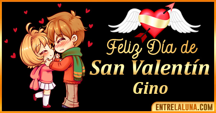 Gif de San Valentín para Gino 💘