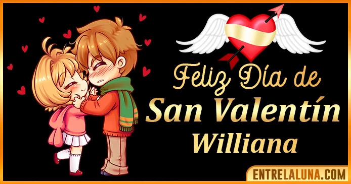 Gif de San Valentín para Williana 💘